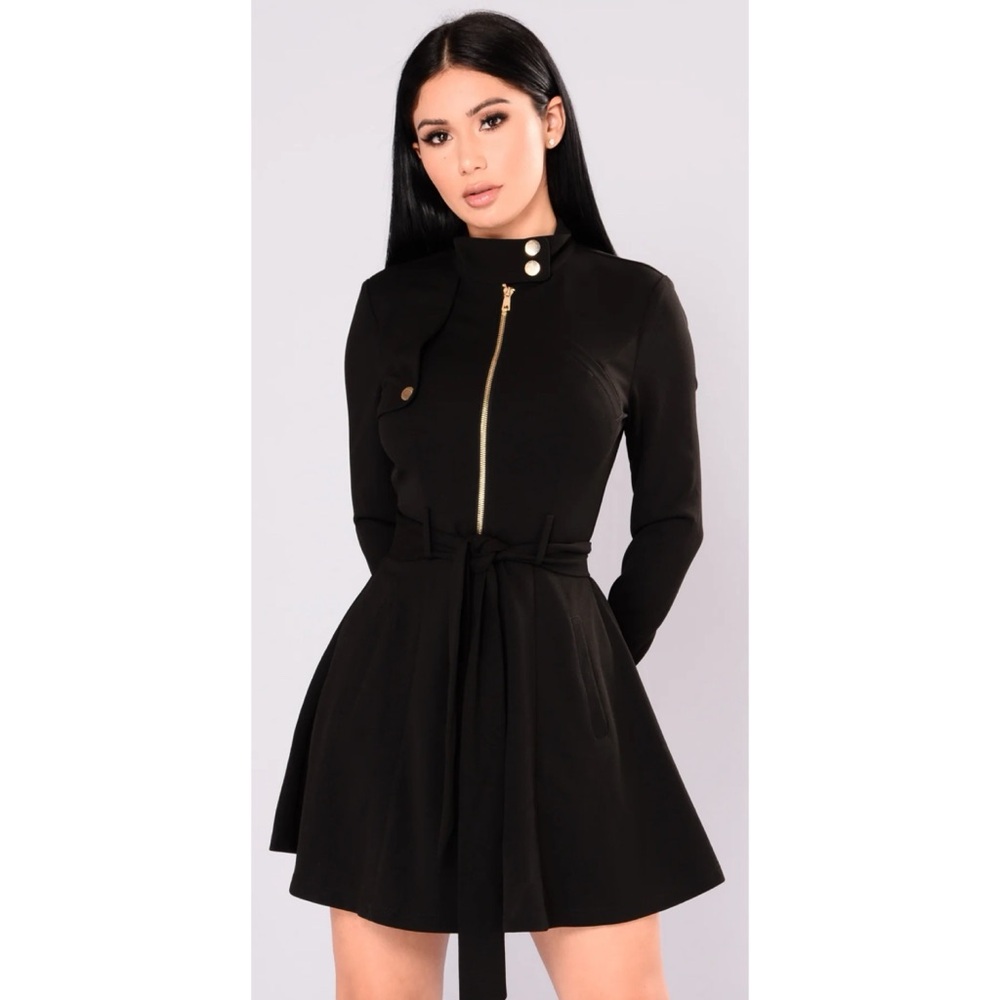 Feeling Fancy Collar Jacket Dress-S